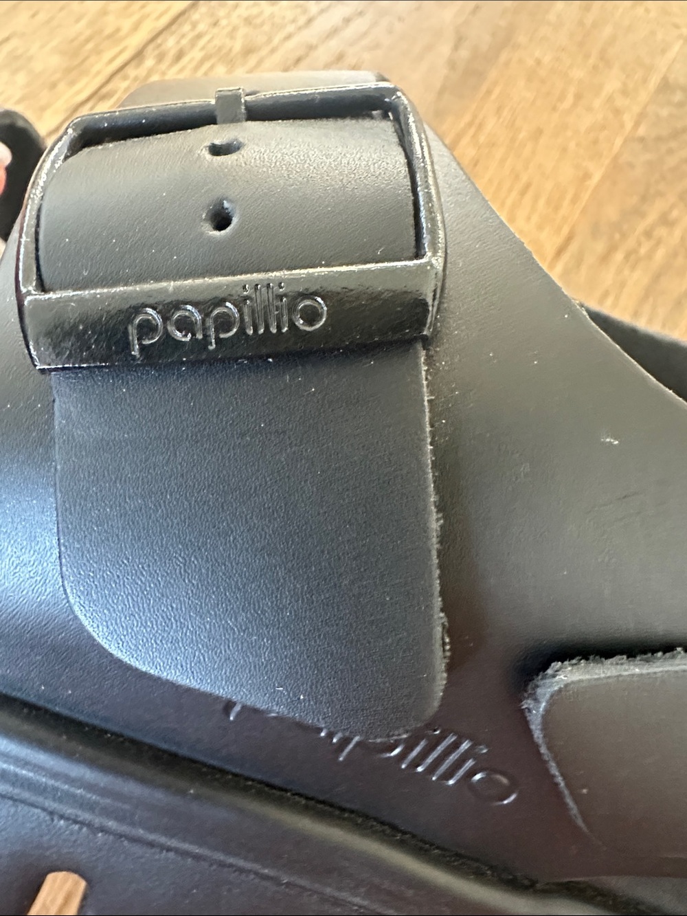 Papillio By Birkenstock Milano Chunky Black Sandal - Picture 12 of 13